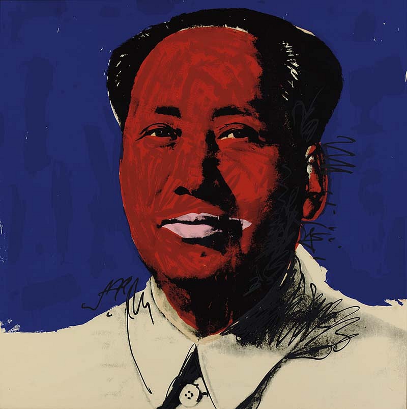 Andy Warhol, Mao, 1972
Screenprint on Beckett High White Paper, 36 x 36 inches