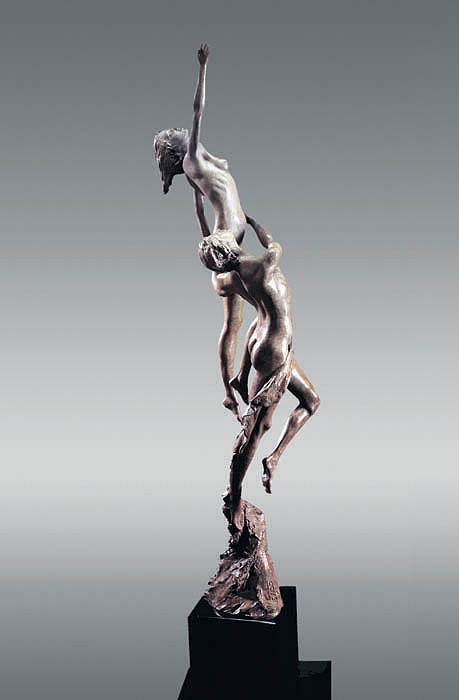 Nguyen Tuan, Destiny
Bronze Sculpture, 28 x 6 1/2 x 7 inches
