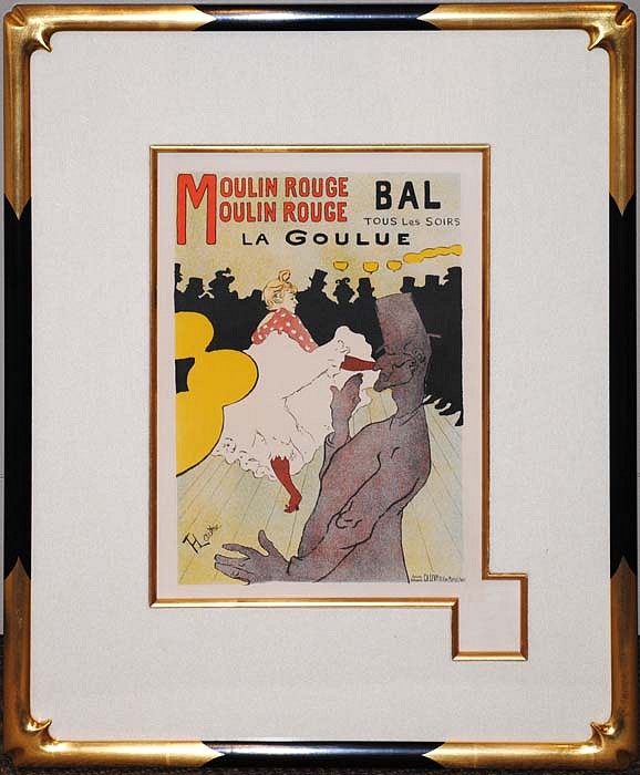 Henri de Toulouse-Lautrec, La Goulue, 1898
Maitres de l'Affiche Lithograph, 15 7/5 x 13 3/8 inches