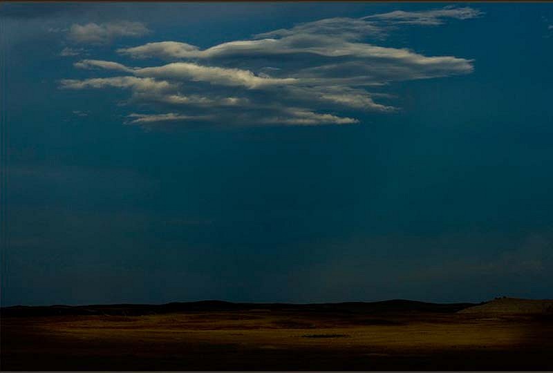Jack Spencer, Silver Clouds, South Dakota, 2007
Archival Pigment Print with Mixed Media Glaze