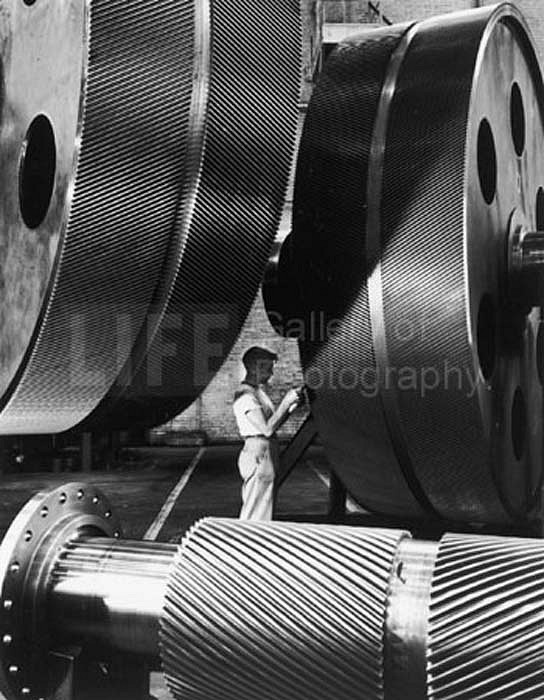 Alfred Eisenstaedt, General Electric Turbine Plant, Schenecrady, New York, 1940
Silver Gelatin Print, 20 x 16 inches
