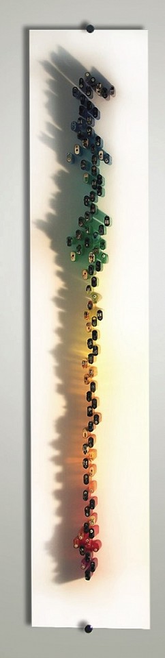 Gilles Cenazandotti, Briquets Transparent, 2015
Lighter Found from the Sea on Altuglass, 11 x 39 inches
