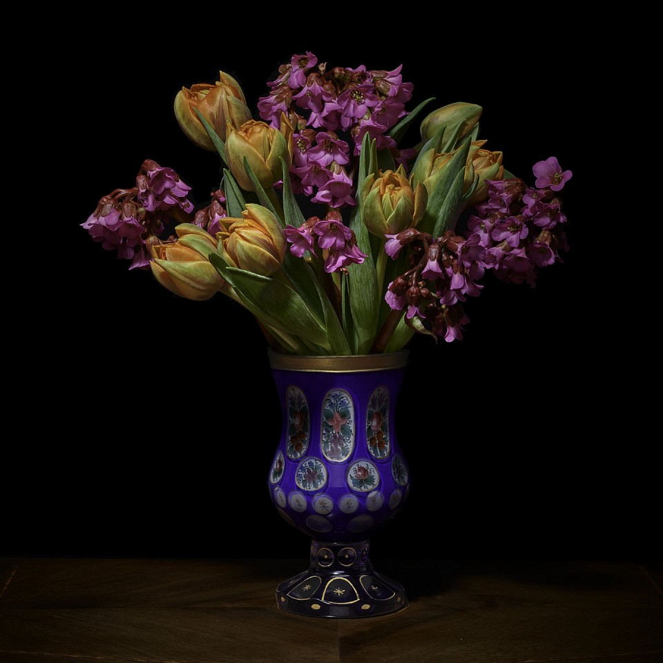T.M. Glass, Azaleas and Tulips in a European Vessel, 2018
Archival Pigment Print Mounted on Dibond, 42 x 42 in.
