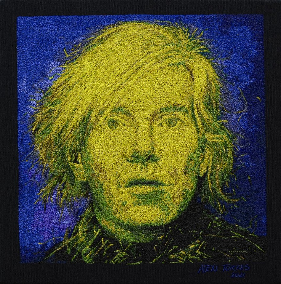 Alexi Torres, Warhol, 2021
Thread on Canvas, 14 x 14 in.