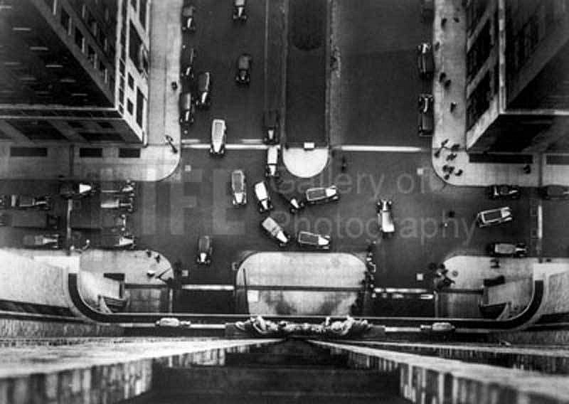 Margaret Bourke-White, Bird's Eye View of Manhattan for Erwin, Wasey & Co, 1934
Silver Gelatin Print, 15 x 20 inches