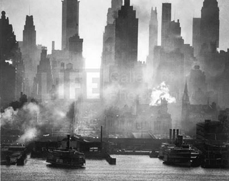Andreas Feininger, 42nd Street, NY as Viewed from Weehawken, NJ, 1946
Silver Gelatin Print, 16 x 20 inches