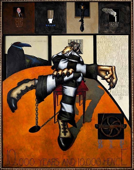 Markus Pierson, Ten Thousand Years, 2007
Mixed Media Original, 62 x 79 inches