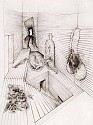 Hans Bellmer, The Underground (Brick Cell)
1967, Etching on Arches