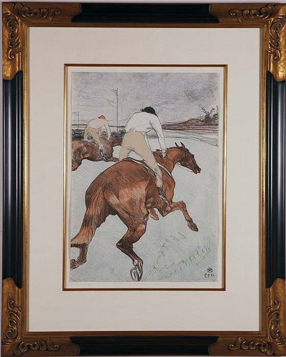 Henri de Toulouse-Lautrec, Le Jockey - Chevaux de Courses, ca. 1899
Lithograph, 20 1/4 x 14 1/4 inches