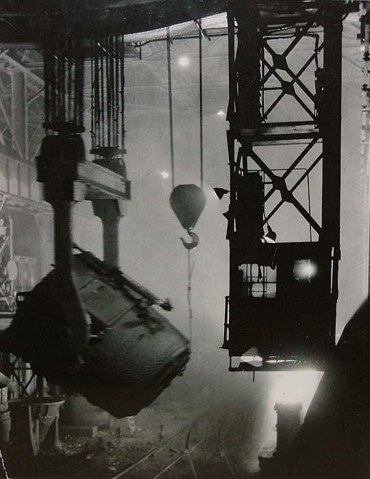 Margaret Bourke-White, 200-Ton Ladle at Work, 1929
Vintage Silver Gelatin Print, 14 x 11 inches