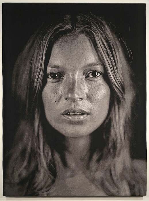 Chuck Close, Kate, 2007
Jacquard Tapestry, 103 x 79 inches