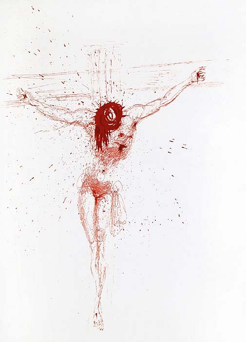 Salvador Dalí, Le Christ, 1964
Etching, 30 x 22 inches