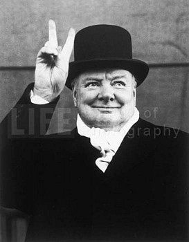 Alfred Eisenstaedt -&nbsp;Alfred Eisenstaedt Winston Churchill, Liverpool