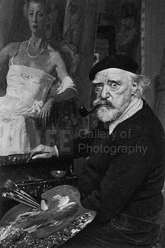Alfred Eisenstaedt -&nbsp;Alfred Eisenstaedt Augustus John, Hampshire, England