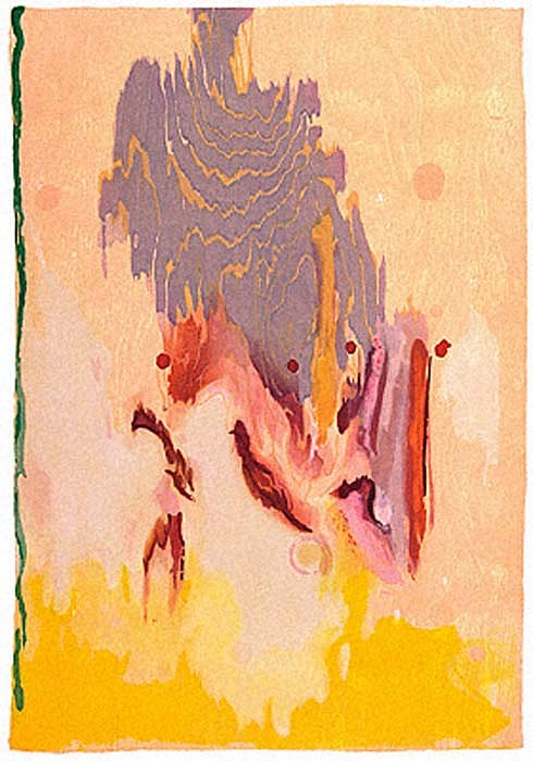 Helen Frankenthaler, Geisha, 2003
Twenty-Three Color Ukiyo-e Style Woodcut, 38 x 26 inches