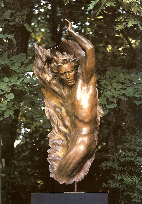 Frederick Hart, Ex Nihilo, Figure No. 4, Full Scale, 2002
Bronze Sculpture, 62 1/4 x 26 3/4 x 22 1/4 inches