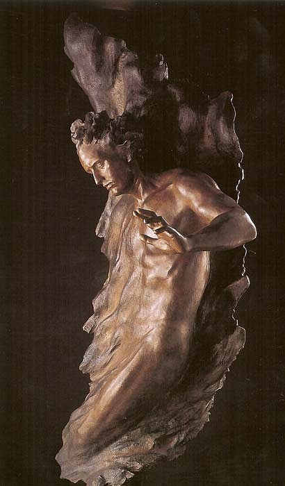 Frederick Hart, Ex nihilo, Figure No. 8, Full Scale, 2004
Bronze Sculpture, 68 x 35 x 30 1/2 inches