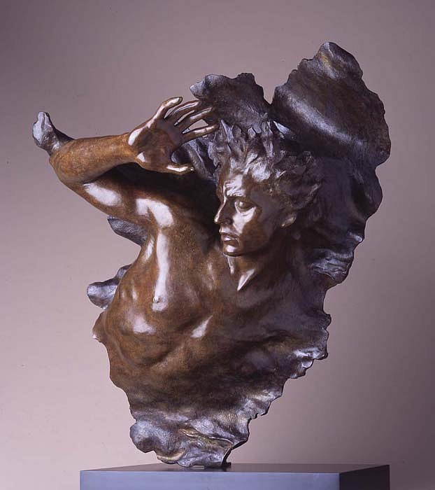 Frederick Hart, Ex Nihilo, Fragment No. 3, Full Scale, 2005
Bronze Sculpture, 46 1/2 x 35 x 23 1/4 inches