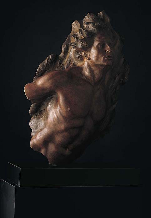 Frederick Hart, Ex Nihilo, Fragment No. 5, Full Scale, 2003
Bronze Sculpture, 43 1/2 x 27 x 17 inches