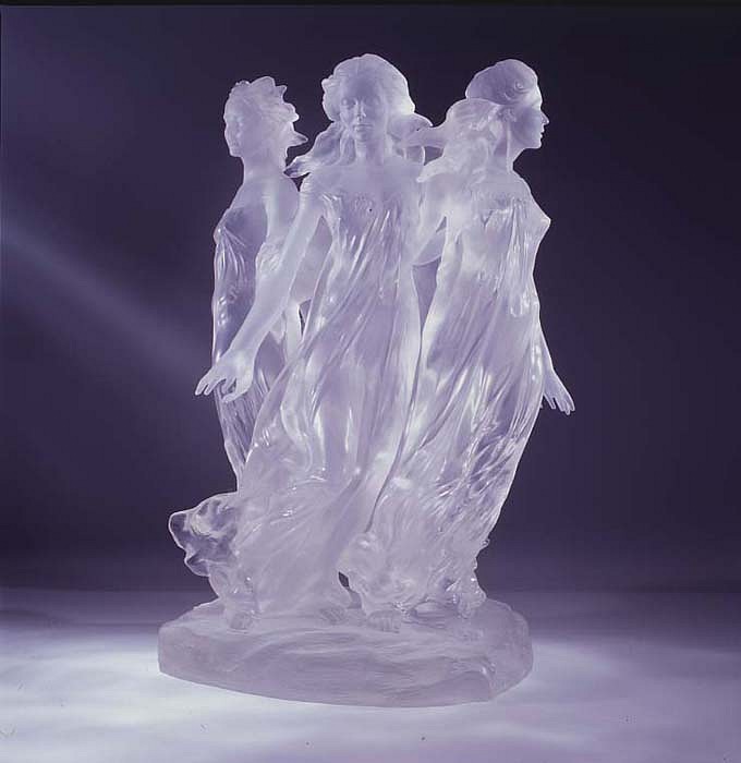 Frederick Hart, Songs of Grace, 2005
Clear Acrylic Resin, 24 x 16 x 15 inches