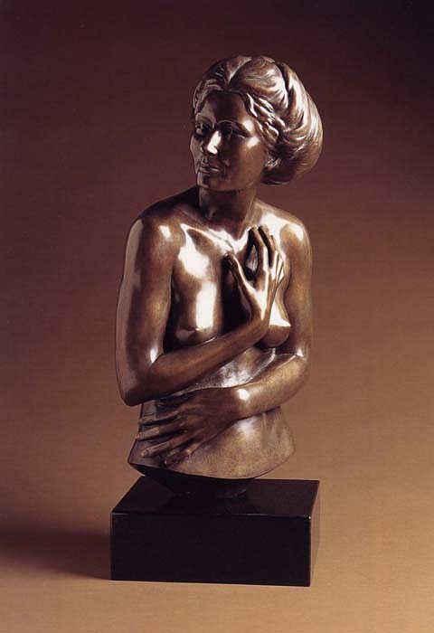 Frederick Hart, Study of the Artist's Wife, 2005
Bronze Sculpture, 22 3/4 x 10 1/2 x 7 1/2 inches