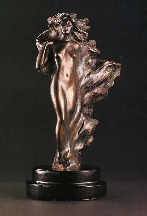 Frederick Hart, Veil of Light, 1988
Bronze Sculpture, 13 5/8 x 7 3/4 x 2 1/4 inches