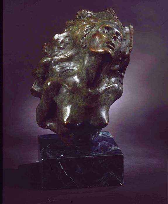 Frederick Hart, Firebird, 1987
Bronze Sculpture, 10 x 6 1/2 x 6 inches