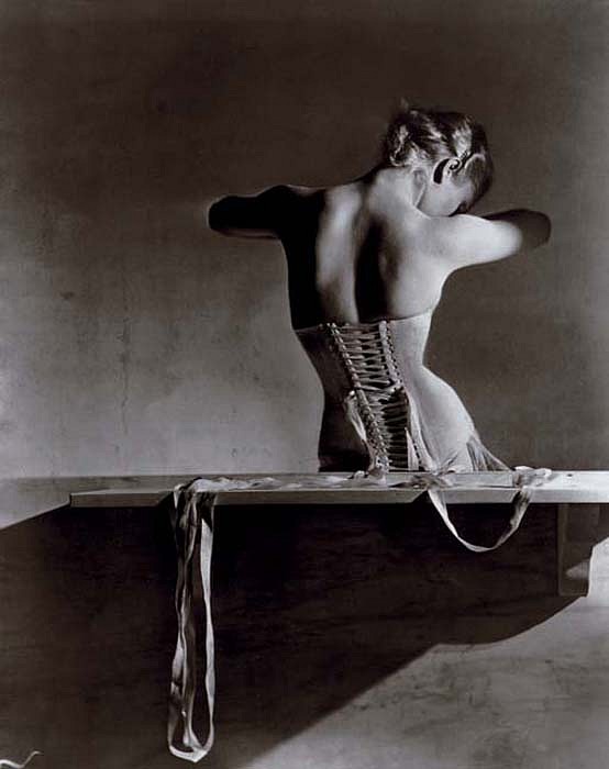 Horst P. Horst, Mainbocher Corset, 1939
Silver Gelatin Print, 16 1/10 x 12 4/5 inches