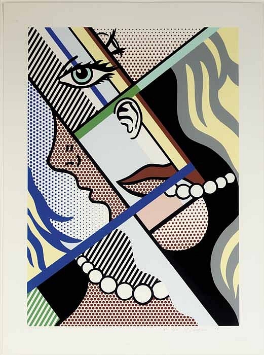 Roy Lichtenstein, Modern Art I (C. 300), 1996
Screenprint in Colors, 51 1/4 x 37 7/8 inches