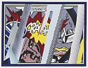 Roy Lichtenstein, Reflections on Crash
1990, Lithograph, Screenprint, Relief and Metalized PVC Collage