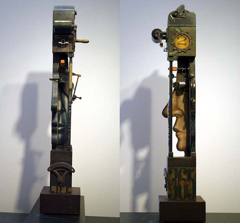 Markus Pierson, The Perpetual Adventurer, 2010
Original Found Object Sculpture, 45 x 12 x 12 inches