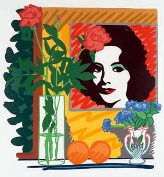 Tom Wesselmann, Still Life with Liz, 1993
Silkscreen, 59 1/2 x 57 inches