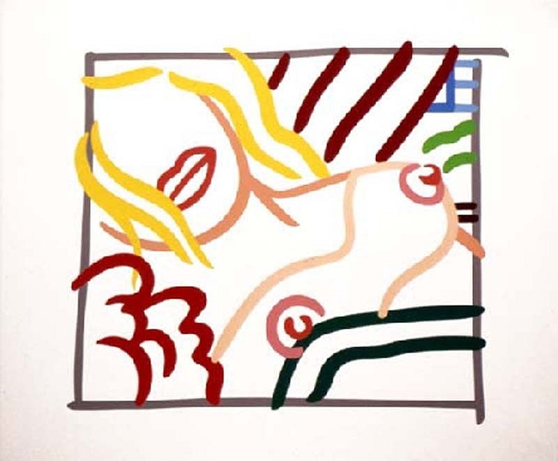Tom Wesselmann, New Bedroom Blonde Doodle, 1991
Silkscreen, 30 x 35 inches