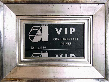 Andy Warhol -&nbsp;Andy Warhol VIP Ticket - Studio 54