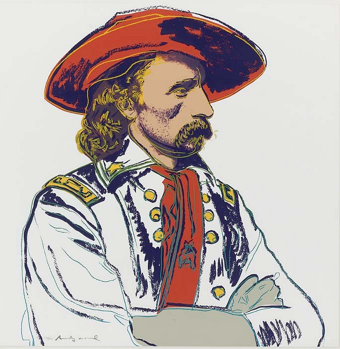 Andy Warhol, General Custer, 1986
Screenprint on Lenox Museum Board, 36 x 36 inches