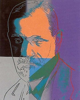Andy Warhol -&nbsp;Andy Warhol Sigmund Freud (From Ten Portraits of Jews of the 20th Century)