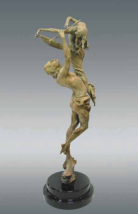 Nguyen Tuan, Romantic Harmony
Bronze Sculpture, 96 x 48 x 48 inches