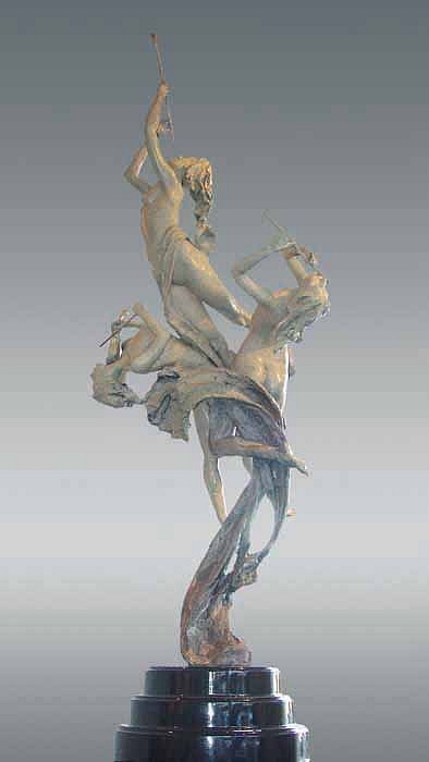 Nguyen Tuan, Celebration
Bronze Sculpture, 55 x 24 x 25 inches