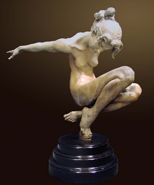 Nguyen Tuan, Tranquility
Bronze Sculpture, 31 x 27 x 26 inches