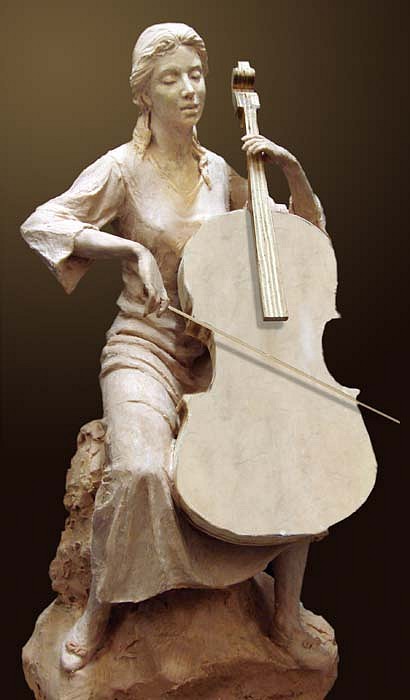 Nguyen Tuan, Virtuoso
Bronze Sculpture, 24 x 11 x 11 inches