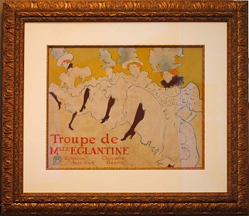 Henri de Toulouse-Lautrec - Henri de Toulouse-Lautrec La Troupe de Mademoiselle Eglantine