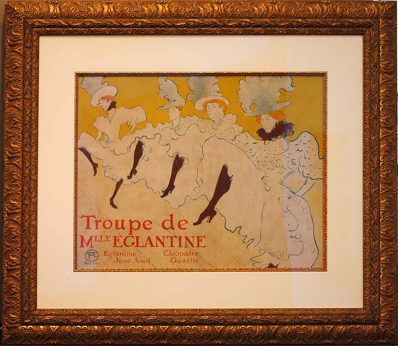 Henri de Toulouse-Lautrec, La Troupe de Mademoiselle Eglantine, ca. 1896
Original Color Lithograph, 24 5/8 x 31 3/4 inches