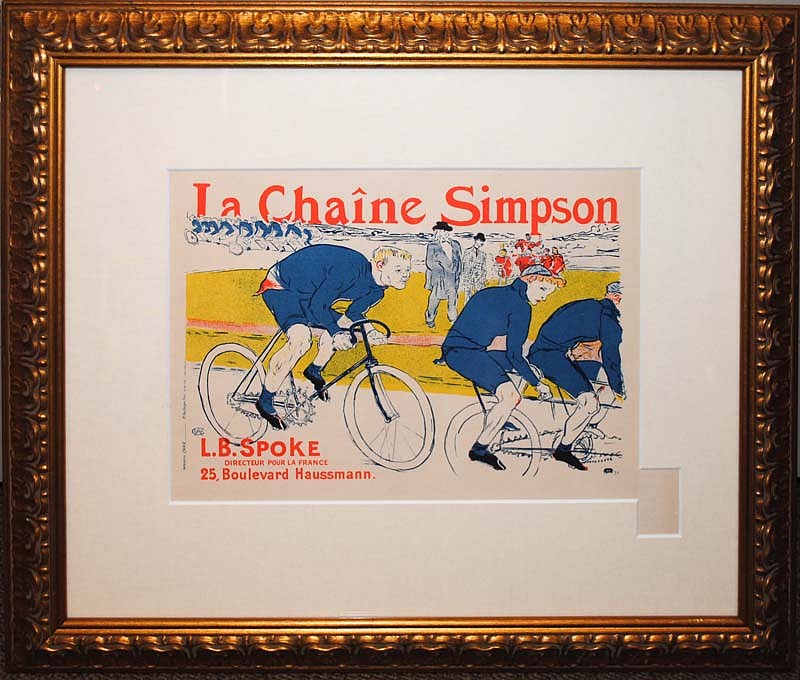 Henri de Toulouse-Lautrec, La Chaine Simpson, 1900
Maitres de l'Affiche Lithograph, 11 3/8 x 15 7/5 inches
