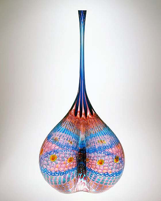 Stephen Rolfe Powell, Lurking Solar Cleavage
Glass Sculpture, 44 1/2 x 19 x 7 inches