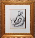 Pierre Auguste Renoir, Louis Valtat
ca. 1904, Original Chalk Lithograph in Black Ink