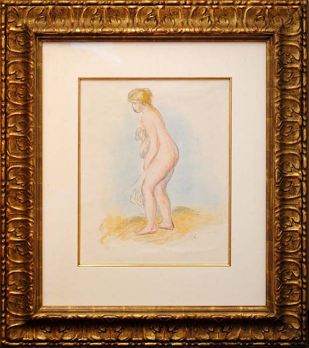 Pierre Auguste Renoir, Baigneuse Debout, En Pied, ca, 1896
Lithograph in Colors, 16 x 13 inches