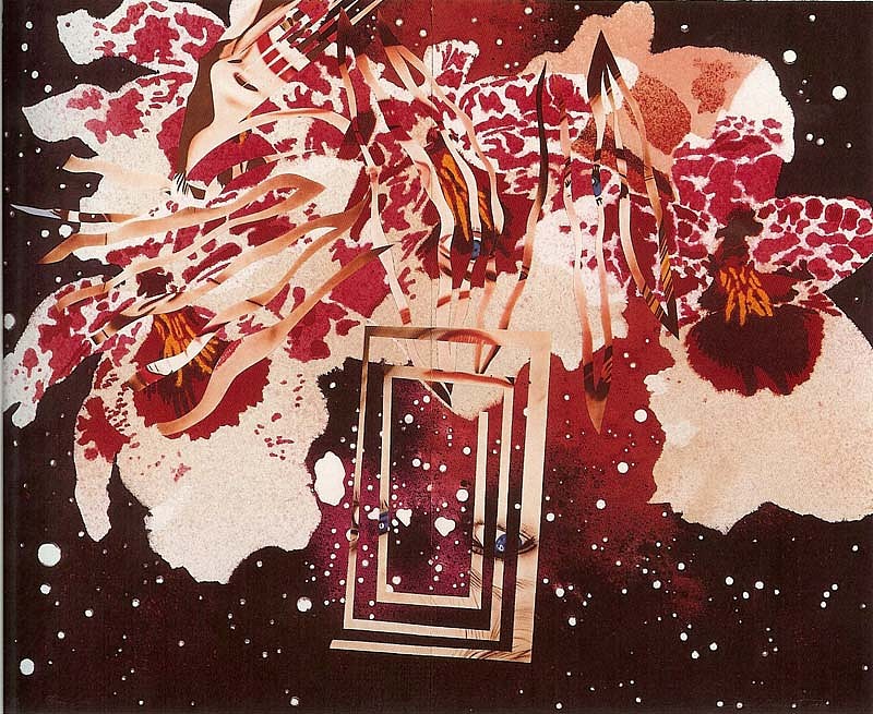 James Rosenquist, Time Door Time D'Or, 1988 - 1989
Colored, Pressed Paper Pulp, 97 1/2 x 120 inches