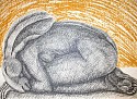 Sophie Ryder, Kneeling Lady-Hare
2002, Lithograph in Colors