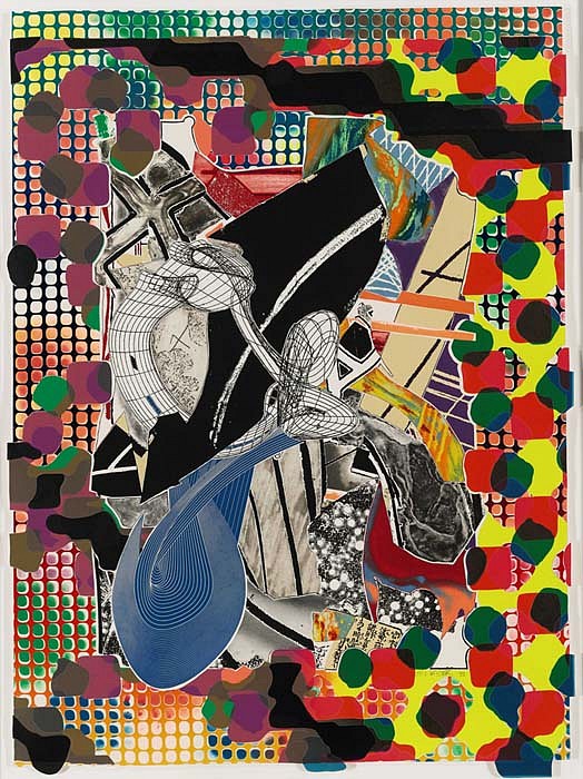 Frank Stella, The Affidavit, 1993
Lithograph, Etching, Aquatint, Relief and Screenprint in Colors, 60 1/2 x 43 3/4 inches