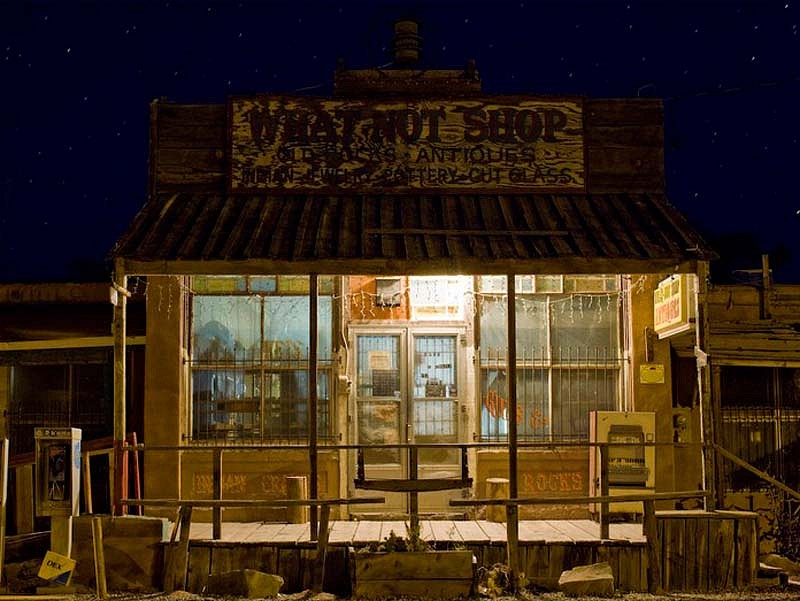 Jack Spencer, What Not Shop, Cerillos, New Mexico, 2007
Archival Pigment Print with Mixed Media Glaze, 24 3/4 x 33 1/8 inches